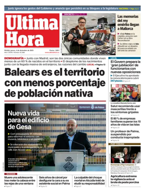 Cover of Ultima Hora