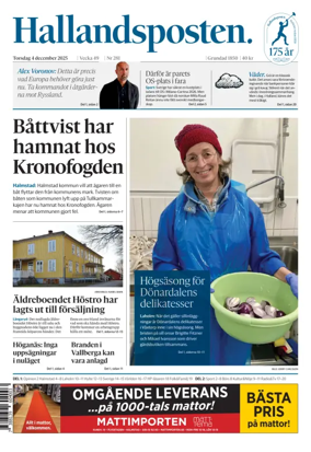 Cover of Hallandsposten