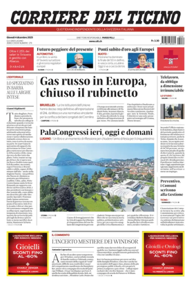 Cover of Corriere del Ticino