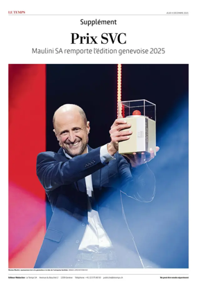 Cover of Le Temps Supplement