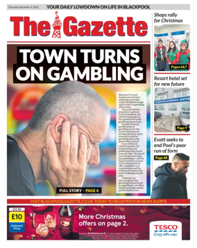 Cover of Blackpool Gazette