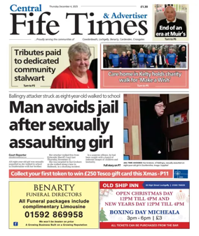 Cover of Central Fife Times