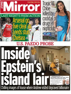 Cover of Daily Mirror (Northern Ireland)