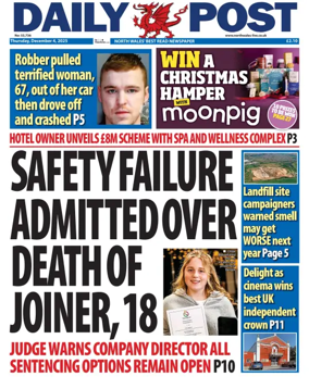 Cover of Daily Post (North Wales)