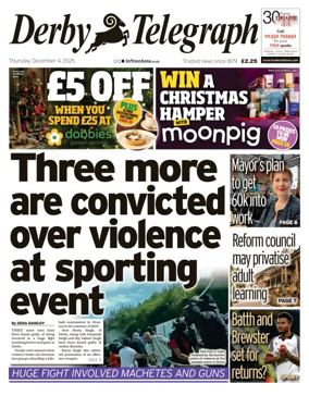Cover of Derby Telegraph