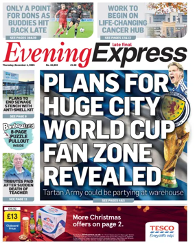 Cover of Evening Express (Extra Edition)