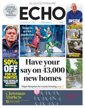 Cover of Gloucestershire Echo