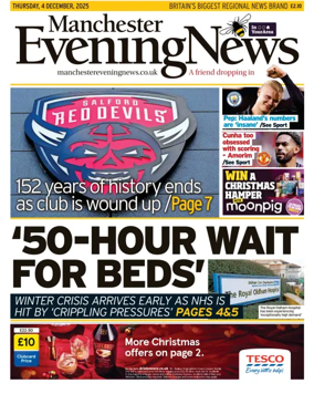 Cover of Manchester Evening News