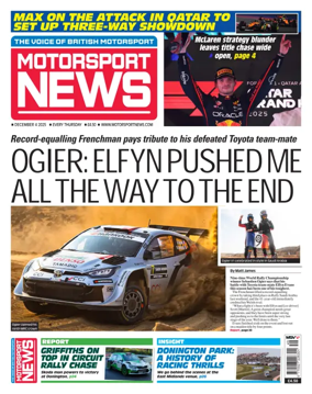 Cover of Motor Sport News