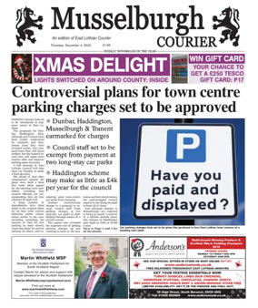 Cover of Musselburgh Courier