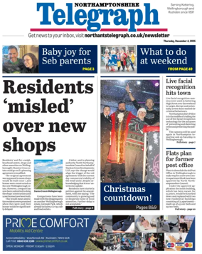 Cover of Northants Evening Telegraph