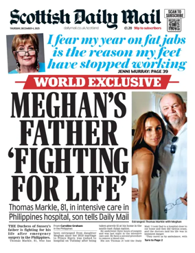 Cover of Scottish Daily Mail