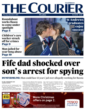 Cover of The Courier & Advertiser (Fife Edition)