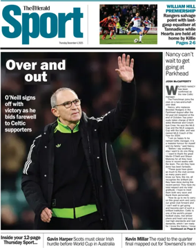 Cover of Herald Sport