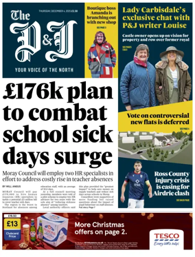 Cover of The Press and Journal (Highlands & Islands)