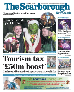 Cover of The Scarborough Evening News