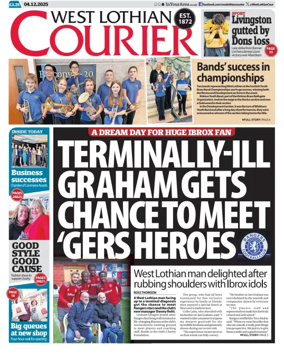 Cover of West Lothian Courier