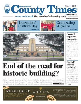 Cover of West Sussex County Times