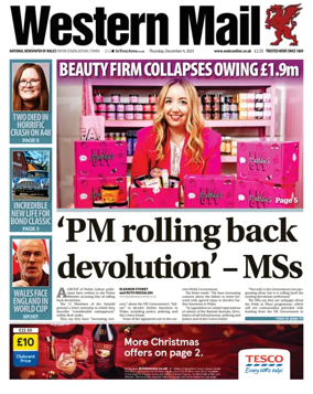 Cover of Western Mail