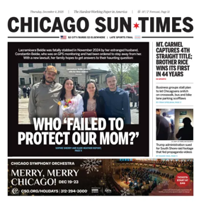 Cover of Chicago Sun-Times