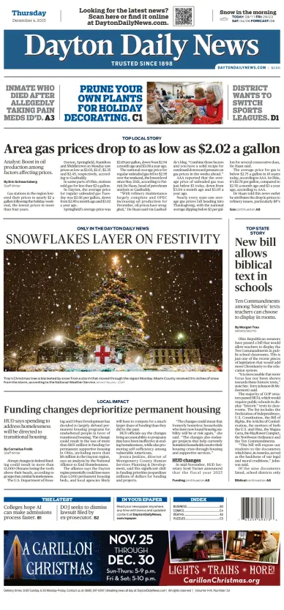 Cover of Dayton Daily News