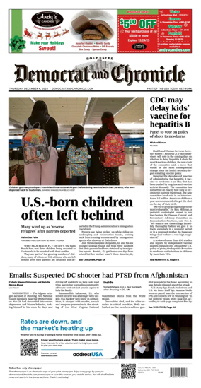 Cover of Democrat and Chronicle