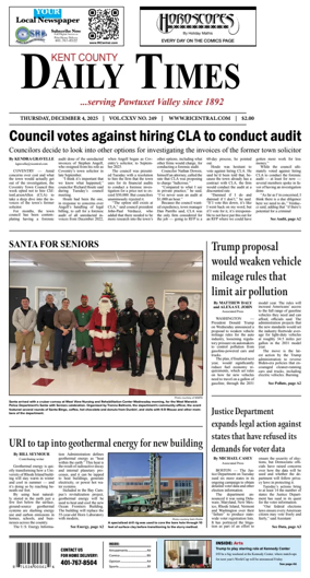 Cover of Kent County Daily Times