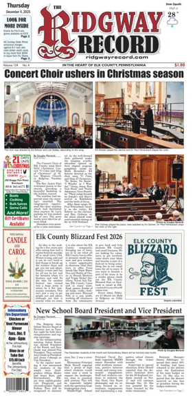 Cover of Ridgway Record