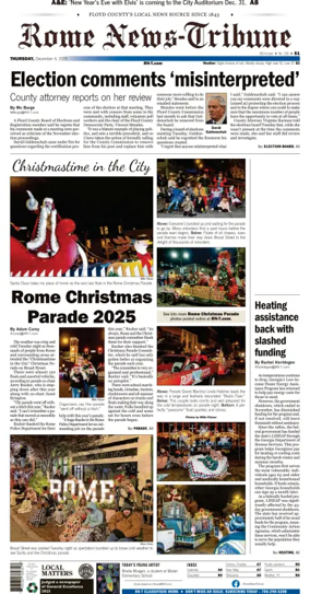 Cover of Rome News-Tribune