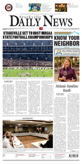 Cover of Starkville Daily News