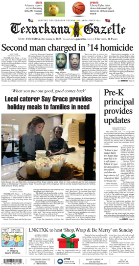 Cover of Texarkana Gazette