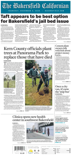 Cover of The Bakersfield Californian