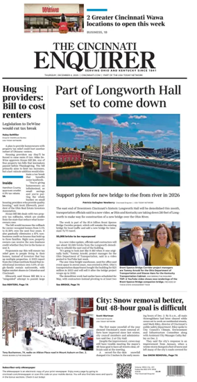 Cover of The Cincinnati Enquirer