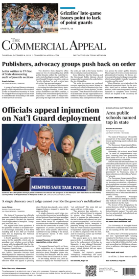 Cover of The Commercial Appeal