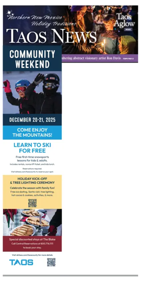 Cover of The Taos News