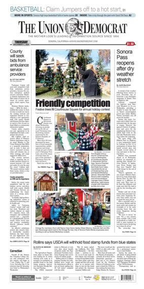 Cover of The Union Democrat