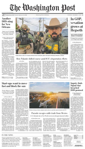 Cover of The Washington Post