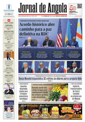 Cover of Jornal de Angola