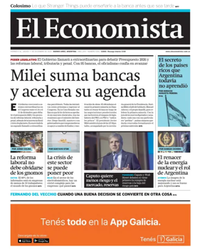 Cover of El Economista (Argentina)