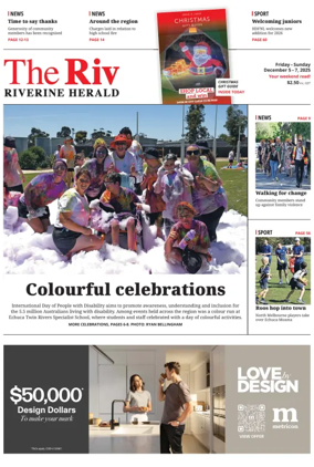 Cover of The Riverine Herald