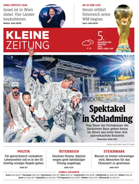 Cover of Kleine Zeitung Steiermark