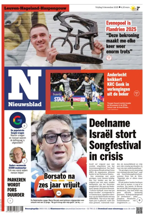 Cover of Het Nieuwsblad