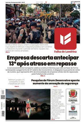Cover of Folha de Londrina