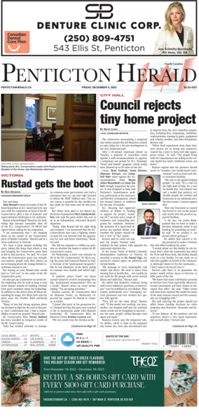 Cover of Penticton Herald