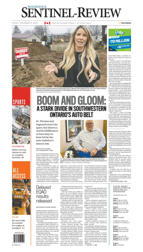 Cover of Sentinel-Review (Woodstock)