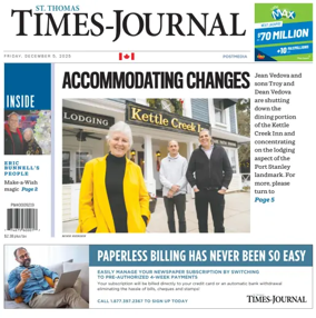 Cover of St. Thomas Times-Journal