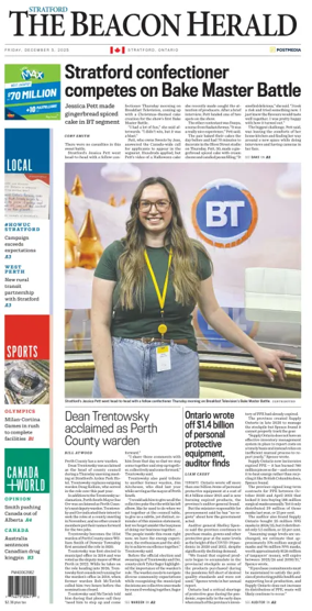 Cover of The Beacon Herald