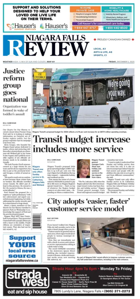 Cover of The Niagara Falls Review