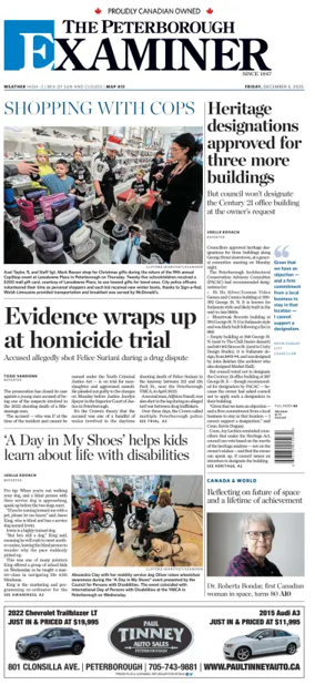 Cover of The Peterborough Examiner