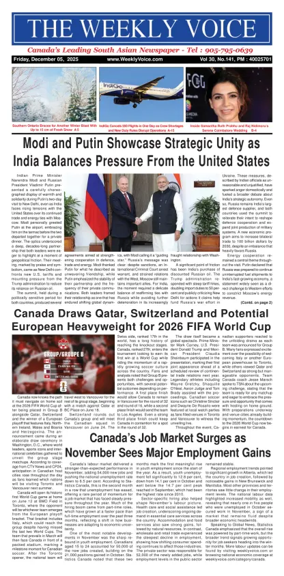 Cover of The Weekly Voice